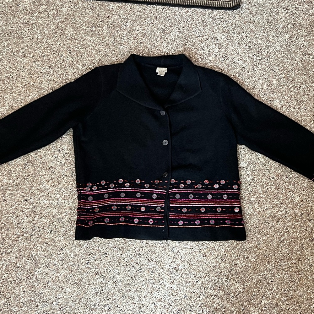 Sigrid Olsen cardigan sweater